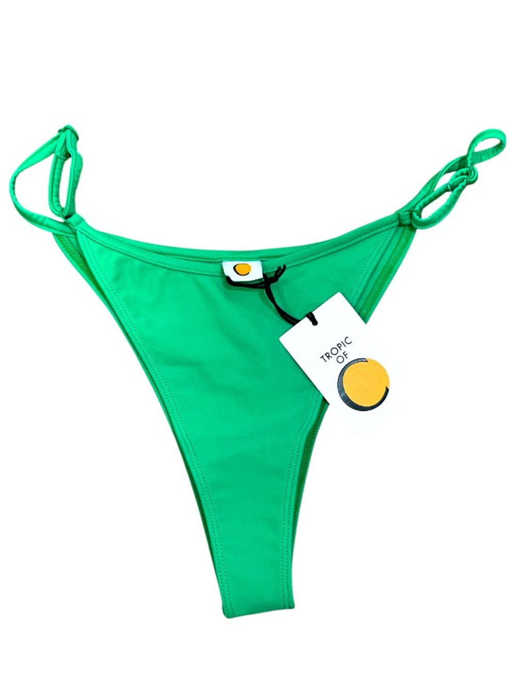 Tropic of C Luna String Bikini Bottom Green New